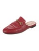Gucci Horsebit Accent Leather Mules