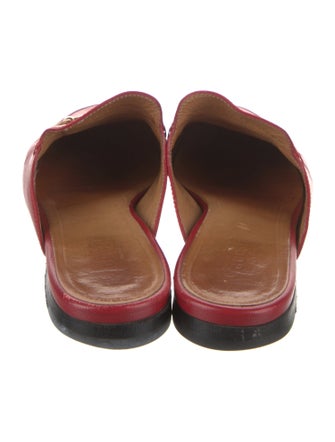 Gucci Horsebit Accent Leather Mules
