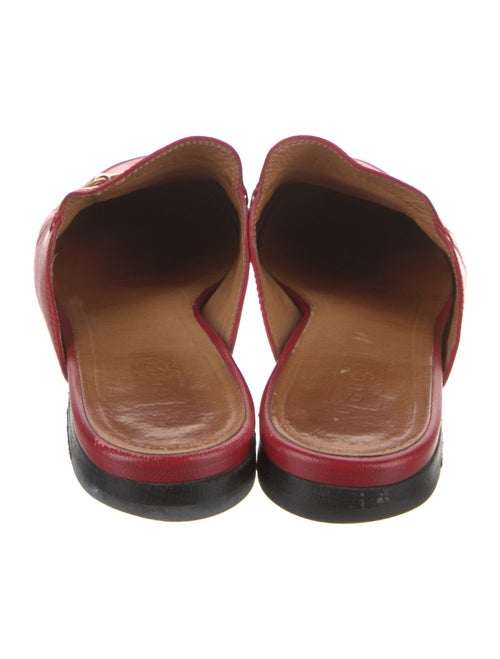 Gucci Horsebit Accent Leather Mules