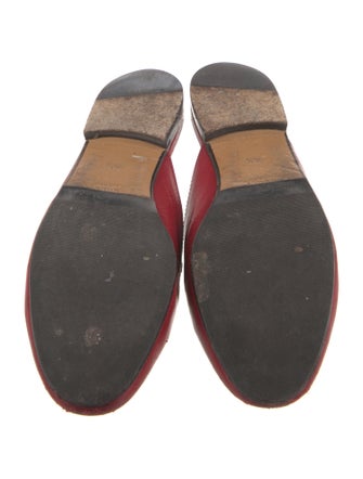 Gucci Horsebit Accent Leather Mules