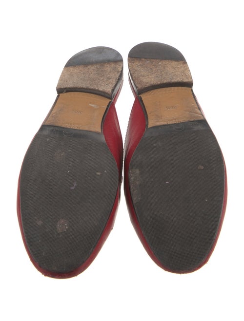 Gucci Horsebit Accent Leather Mules