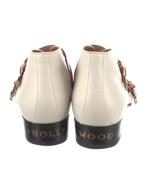 Gucci Leather Colorblock Pattern Boots