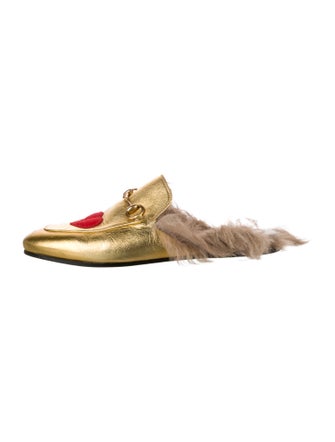 Gucci 1955 Horsebit Accent Leather Mules