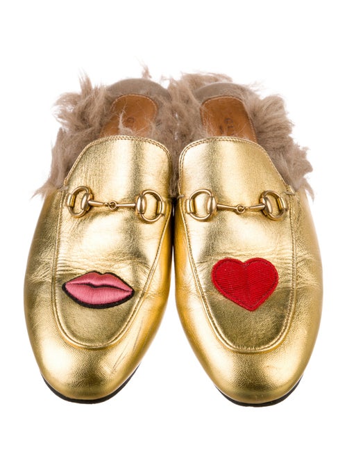 Gucci 1955 Horsebit Accent Leather Mules