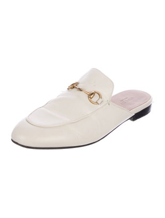 Gucci Horsebit Accent Leather Mules