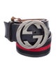 Gucci Sylvie Web Accent Canvas Waist Belt