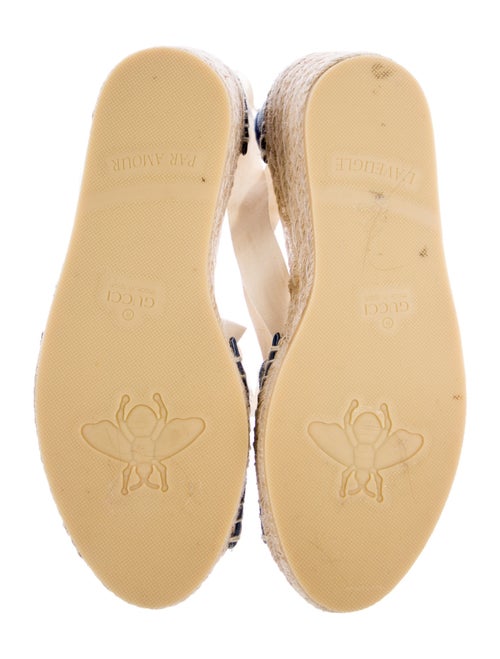 Gucci GG Supreme Denim D'Orsay Pumps