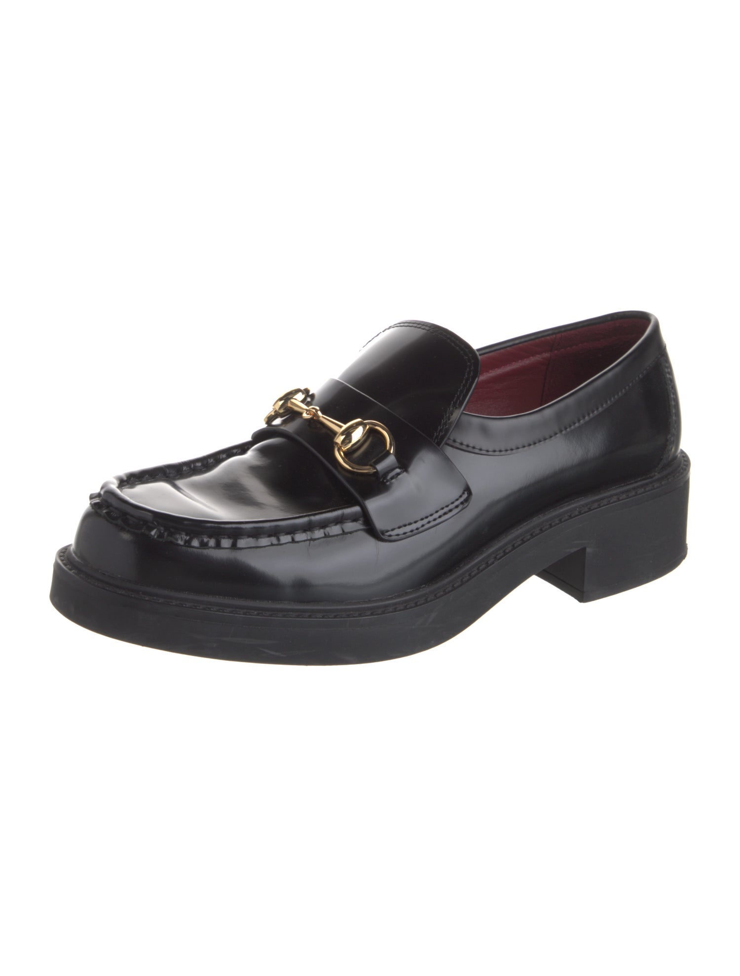 Gucci 1955 Horsebit Accent Leather Loafers
