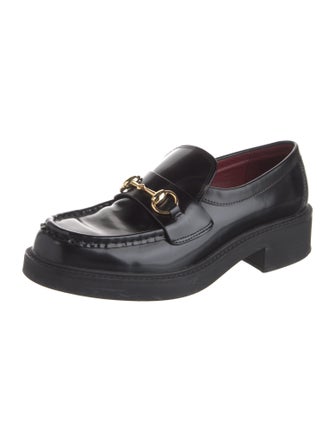 Gucci 1955 Horsebit Accent Leather Loafers
