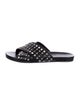 Gucci Leather Studded Accents Slides
