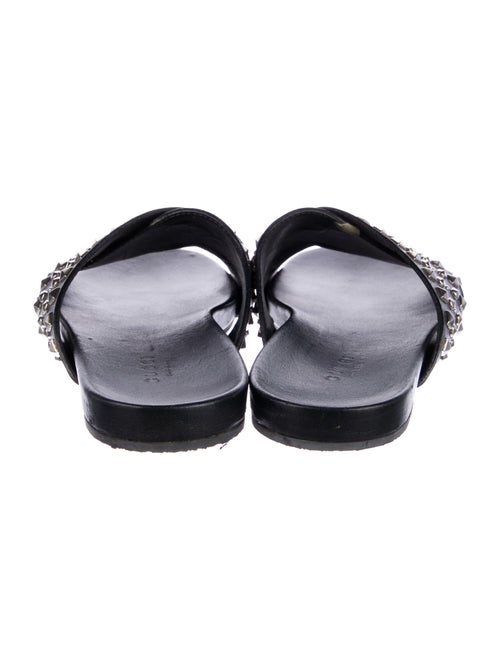 Gucci Leather Studded Accents Slides