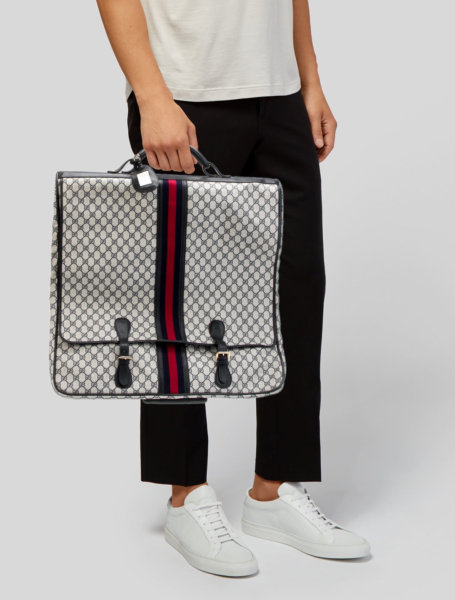 Gucci GG Supreme Suitcase Vintage