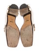 Gucci Faux Pearl Accents Leather Loafers