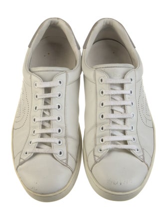 Gucci Interlocking G Logo Leather Sneakers