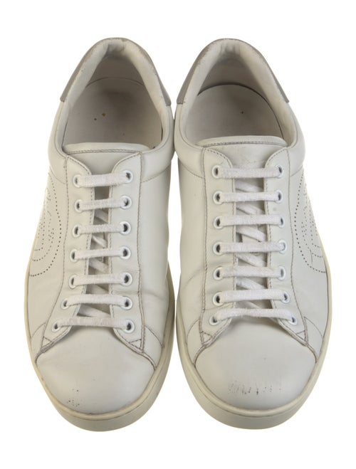 Gucci Interlocking G Logo Leather Sneakers