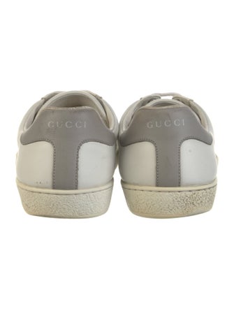 Gucci Interlocking G Logo Leather Sneakers