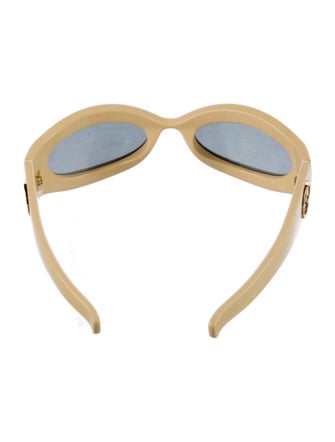 Gucci Interlocking G Logo Cat-Eye Sunglasses