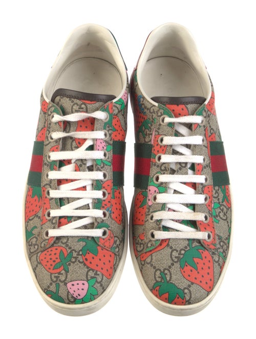 Gucci Web Accent Printed Sneakers