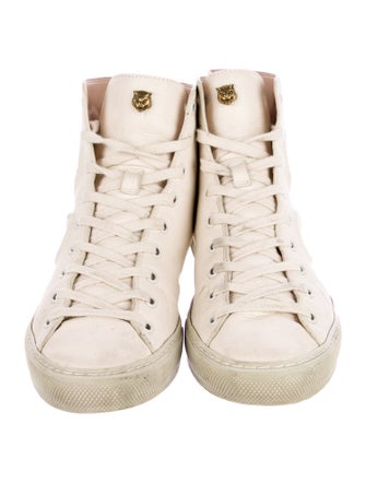 Gucci GG Canvas Leather Sneakers