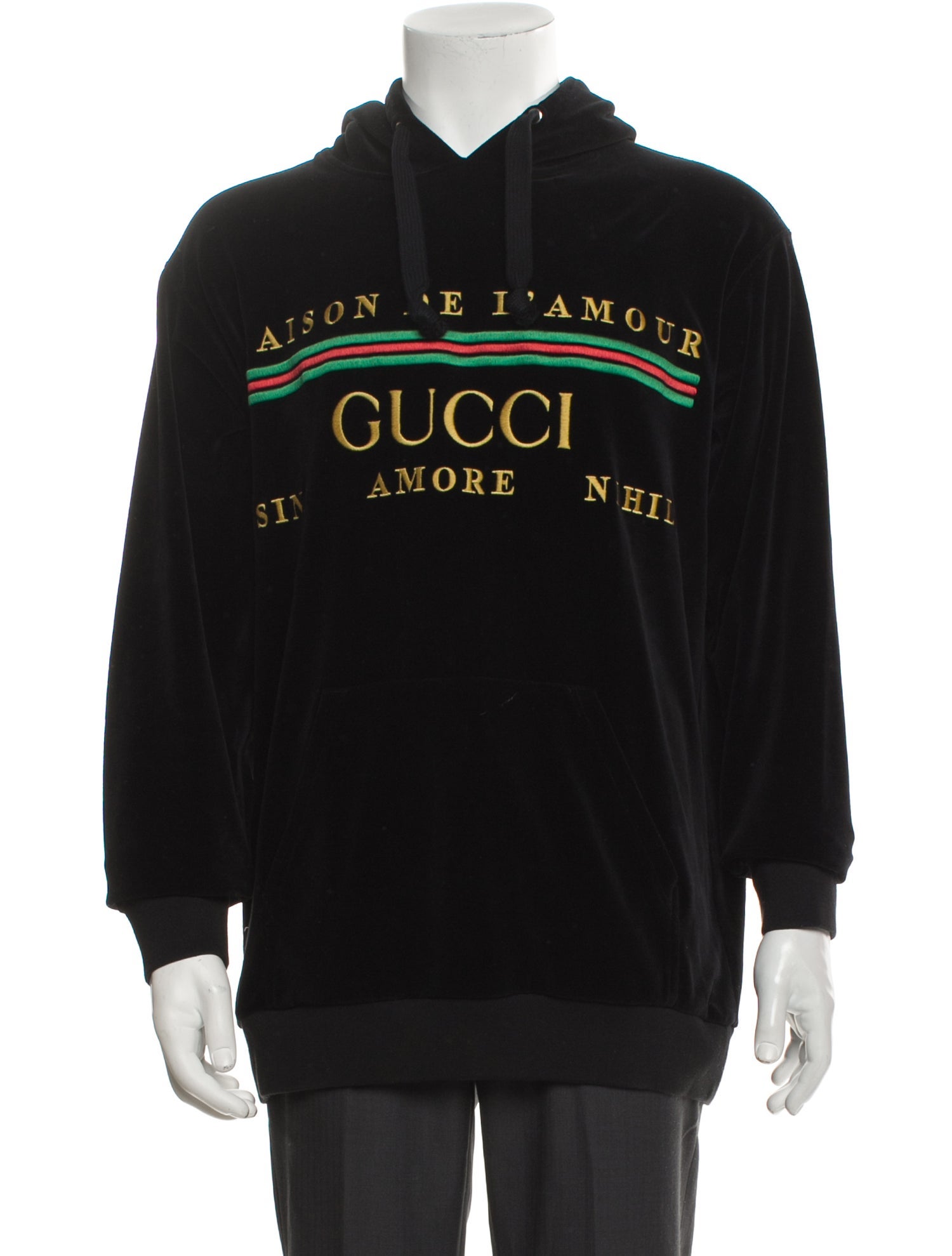 Gucci 2019 Web Accent Hoodie