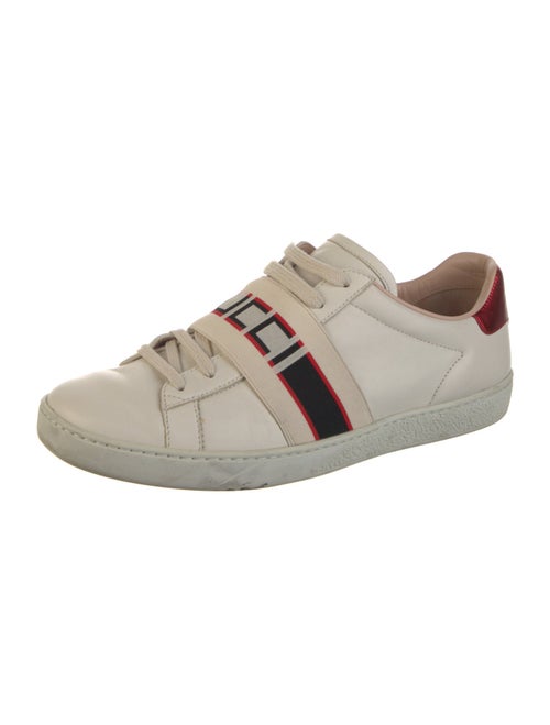 Gucci Sylvie Web Accent Leather Sneakers