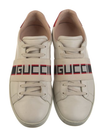 Gucci Sylvie Web Accent Leather Sneakers