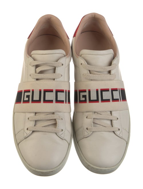 Gucci Sylvie Web Accent Leather Sneakers