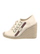 Gucci Web Accent Canvas Pumps
