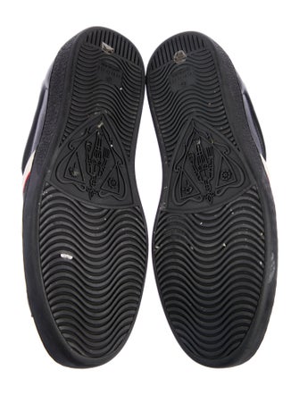 Gucci Leather Graphic Print Sneakers