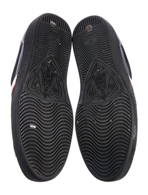 Gucci Leather Graphic Print Sneakers