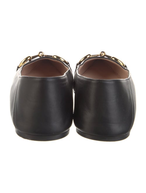 Gucci Horsebit Accent Leather Mary Jane Flats