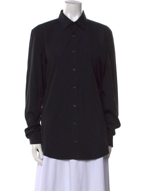 Gucci Long Sleeve Button-Up Top