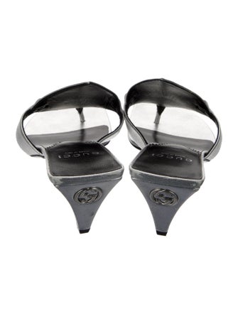 Gucci 1955 Horsebit Accent Leather Slides