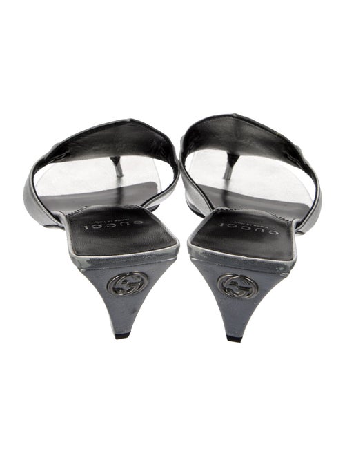 Gucci 1955 Horsebit Accent Leather Slides