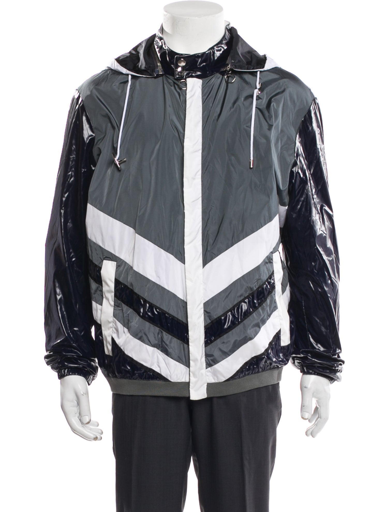 Gucci Colorblock Pattern Windbreaker