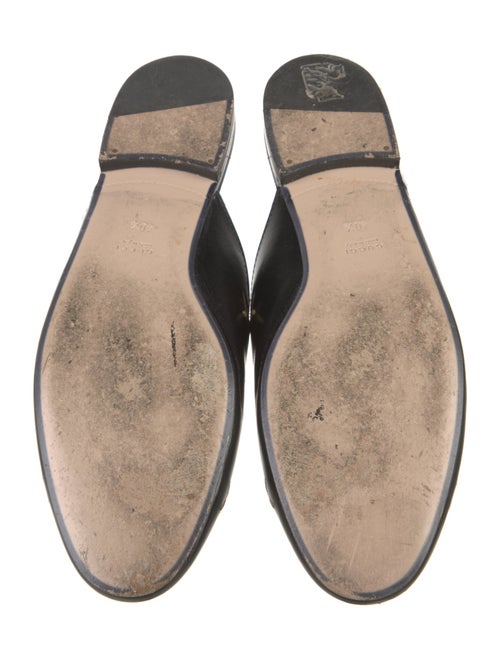 Gucci Horsebit Accent Leather Mules