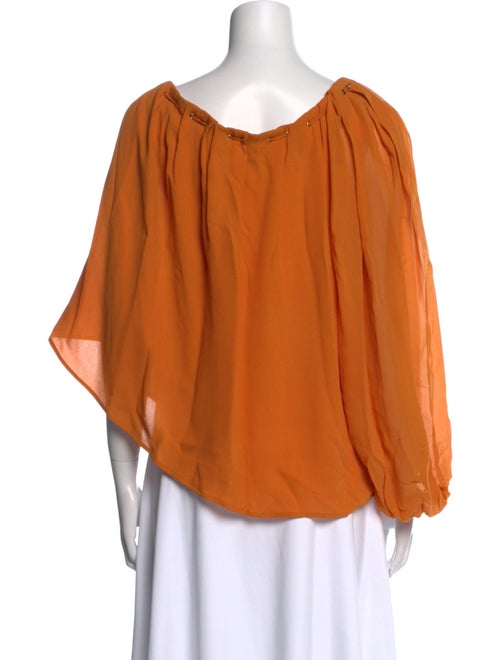 Gucci Silk Scoop Neck Blouse