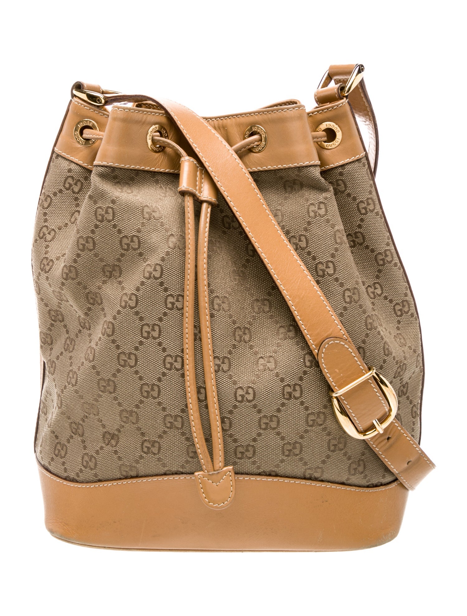 Gucci Micro GG Monogram Bucket Bag