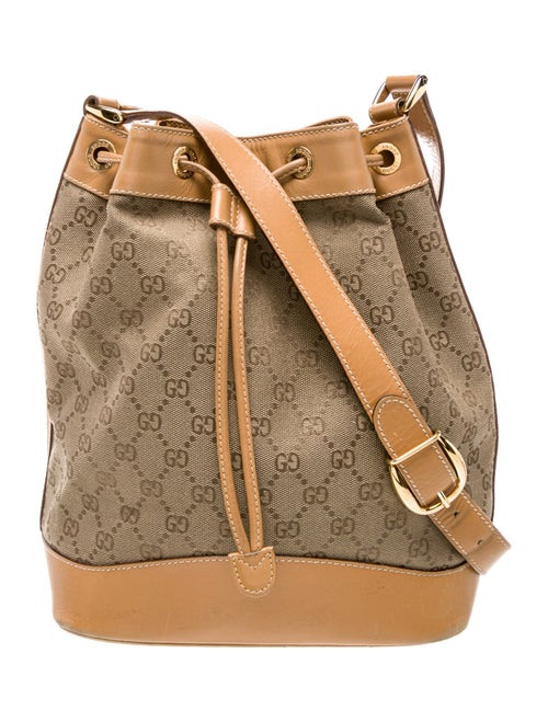 Gucci Micro GG Monogram Bucket Bag