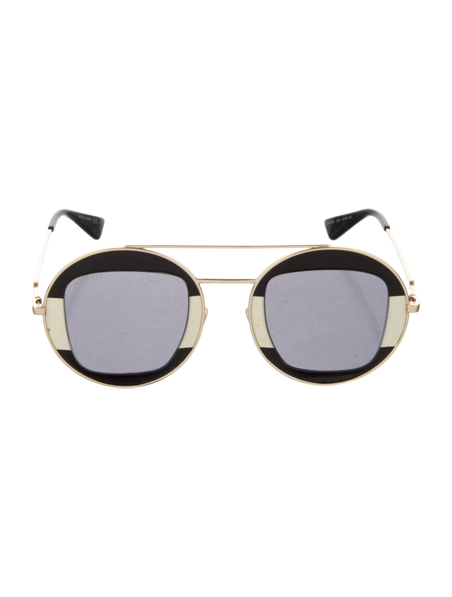 Gucci Interlocking G Logo Aviator Sunglasses