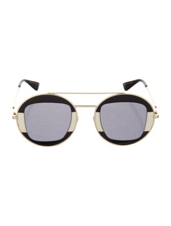 Gucci Interlocking G Logo Aviator Sunglasses