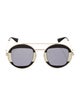Gucci Interlocking G Logo Aviator Sunglasses