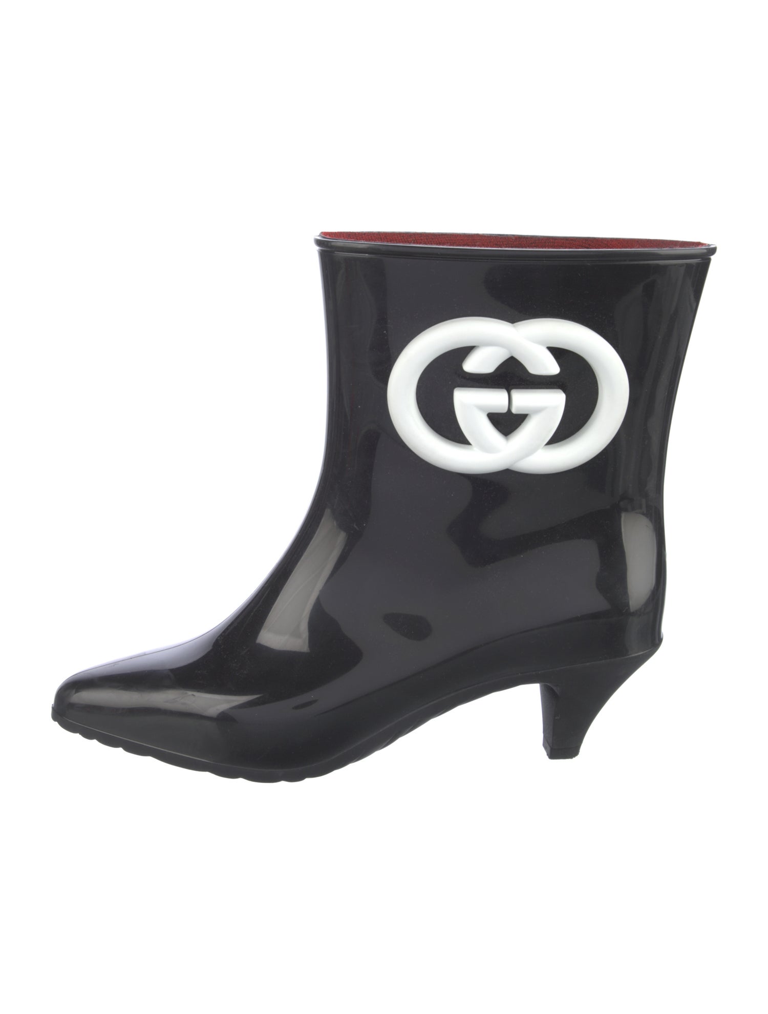 Gucci Interlocking G Logo Rubber Rain Boots