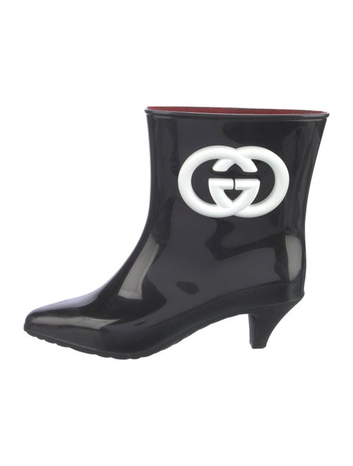 Gucci Interlocking G Logo Rubber Rain Boots