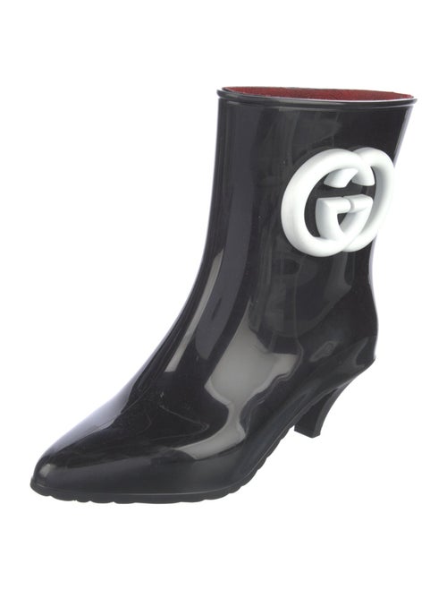 Gucci Interlocking G Logo Rubber Rain Boots