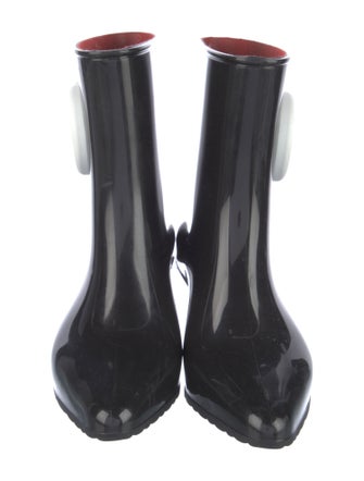 Gucci Interlocking G Logo Rubber Rain Boots