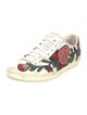 Gucci Web Accent Leather Sneakers