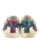 Gucci Web Accent Leather Sneakers