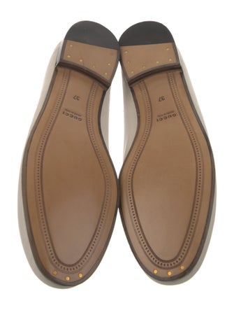 Gucci Horsebit Accent Leather Loafers