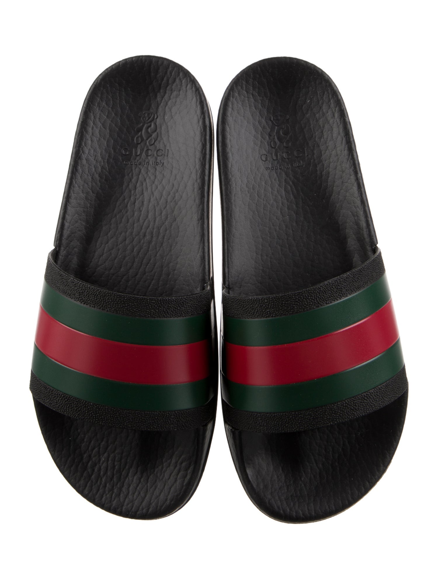 Gucci Boys' Web Slide Sandals w/Tags